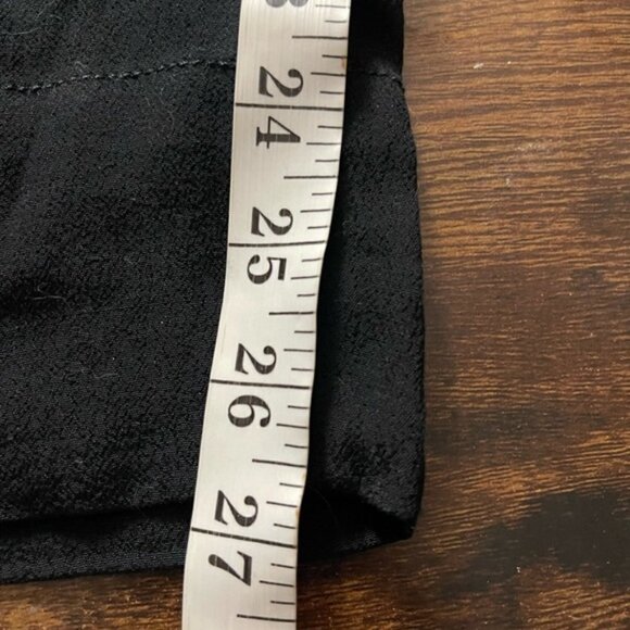 Womens Anthropologie Cartonnier Black Paperbag Tapered Leg Crepe Pants pockets - Picture 12 of 13